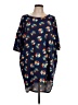 Lularoe Argyle Blue Casual Dress Size L - photo 1