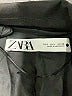 Zara 100% Viscose Rayon Black Coat Size L - photo 6