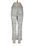 Worth New York Floral Silver Ivory Jeggings Size 8 - photo 2