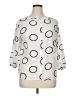 Ethyl Ivory 3/4 Sleeve Blouse Size XL - photo 1