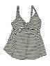 Unbranded Stripes Ivory Swimsuit Top Size M - photo 1