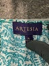 Artesia 100% Rayon Teal Short Sleeve Blouse Size XL - photo 7