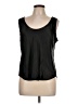 Gap 100% Polyester Black Sleeveless Top Size Lg Petite - photo 1