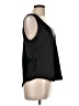 Gap 100% Polyester Black Sleeveless Top Size Lg Petite - photo 4