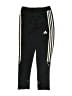 Adidas 100% Polyester Black Track Pants Size 11 - 12 - photo 1