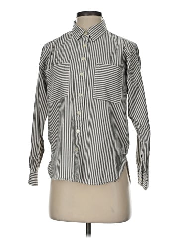 Ann Taylor LOFT Long Sleeve Button-Down Shirt (view 1)