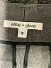Alice + Olivia Chevron-herringbone Gray Dress Pants Size 8 - photo 7