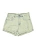 PacSun Green Denim Shorts Size 26 waist - photo 1