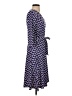 Leota Chevron-herringbone Blue Casual Dress Size S - photo 4