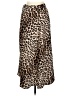 She + Sky 100% Polyester Animal Print Brown Casual Skirt Size M - photo 1