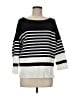 Vince. Stripes Black Pullover Sweater Size M - photo 1