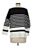 Vince. Stripes Black Pullover Sweater Size M - photo 2