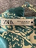 Zara Paisley Teal Cocktail Dress Size M - photo 7