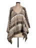 Goddis Chevron-herringbone Gray Poncho Size XS - Sm - photo 1