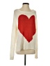 Wooden Ships Hearts Ivory Pullover Sweater Size Sm - Med - photo 1