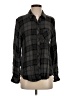 Rails 100% Rayon Plaid Gray Long Sleeve Button-Down Shirt Size S - photo 1