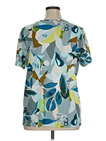 LOGO by Lori Goldstein Short Sleeve T-Shirt (view 2)