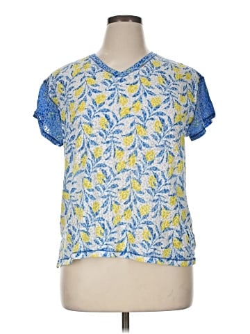 MULTIPLES Short Sleeve Blouse (view 1)