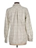 Talbots Houndstooth Gray Long Sleeve Button-Down Shirt Size L - photo 2