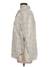 Talbots Houndstooth Gray Long Sleeve Button-Down Shirt Size L - photo 5
