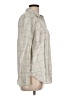Talbots Houndstooth Gray Long Sleeve Button-Down Shirt Size L - photo 4