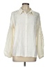 LOGO Ivory Long Sleeve Blouse Size L - photo 1