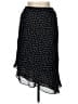 Unbranded 100% Polyester Polka Dots Black Casual Skirt Size 10 - photo 1