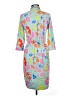 Gretchen Scott Designs Print Blue Green Casual Dress Size M - photo 2