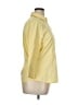 Foxcroft 100% Cotton Color Block Yellow 3/4 Sleeve Button-Down Shirt Size 14 - photo 4