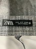 Zara Houndstooth Gray Casual Pants Size S - photo 7