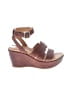 Kork-Ease 100% Leather Brown Wedges Size 7 - photo 1