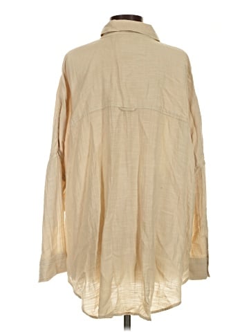 American Eagle Outfitters Long Sleeve Button-Down Shirt (view 2)
