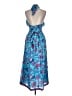 Caroline Constas Paisley Blue Cocktail Dress Size L - photo 2