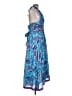 Caroline Constas Paisley Blue Cocktail Dress Size L - photo 4