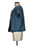 Grae Cove Blue Short Sleeve Blouse Size S - photo 5