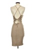 H&M Solid Tan Casual Dress Size S - photo 2