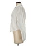 Aqua 100% Cotton Ivory Long Sleeve Blouse Size XS - photo 5