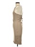 H&M Solid Tan Casual Dress Size S - photo 5
