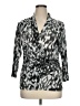 Rafaella Gray 3/4 Sleeve Blouse Size XL - photo 1