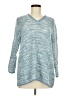 J.Jill Tweed Blue Pullover Sweater Size M - photo 1