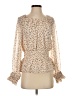 Ann Taylor 100% Polyester Ivory Long Sleeve Blouse Size S - photo 1
