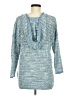 J.Jill Tweed Blue Pullover Sweater Size M - photo 2