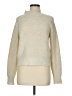 Evereve Solid Ivory Turtleneck Sweater Size M - photo 1