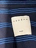 Sandro Stripes Blue Sleeveless Button-Down Shirt Size Lg (3) - photo 7