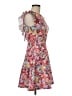 oasis Floral Pink Cocktail Dress Size 8 - photo 4