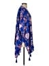 Knox Rose 100% Rayon Blue Kimono Size XS - photo 4