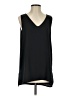Ann Taylor 100% Polyester Black Sleeveless Blouse Size S - photo 1