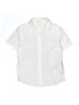 H&M Solid White Short Sleeve Button-Down Shirt Size 4T - photo 1