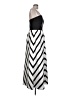 Alfred Sung 100% Polyester Chevron-herringbone Silver Cocktail Dress Size 12 - photo 4