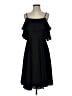 Milly Solid Black Cocktail Dress Size 4 - photo 1